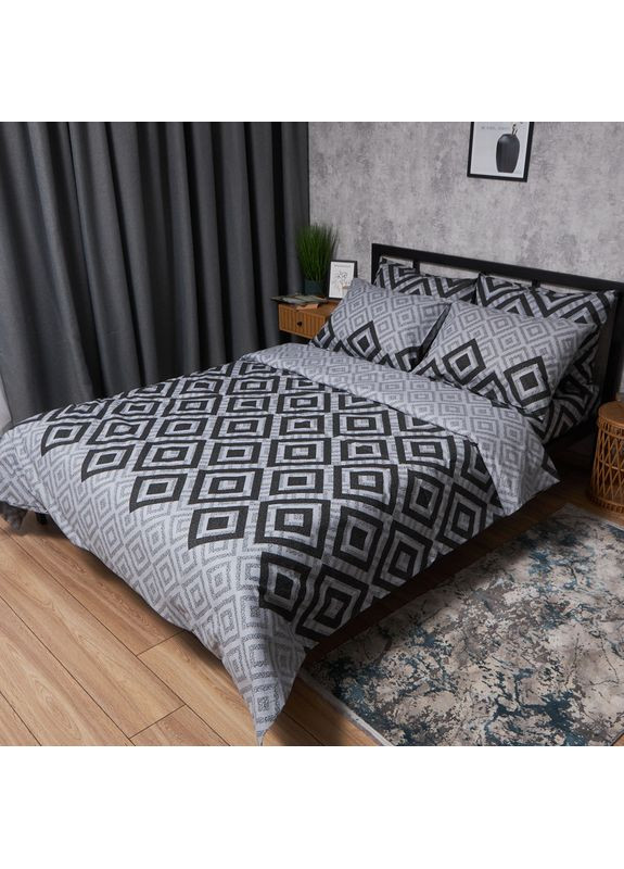 Комплект постельного белья Бязь Gold Люкс «» King Size 220x240 наволочки 2х40х60 (MS-820006720) Moon&Star Retro Pixels (356113661)