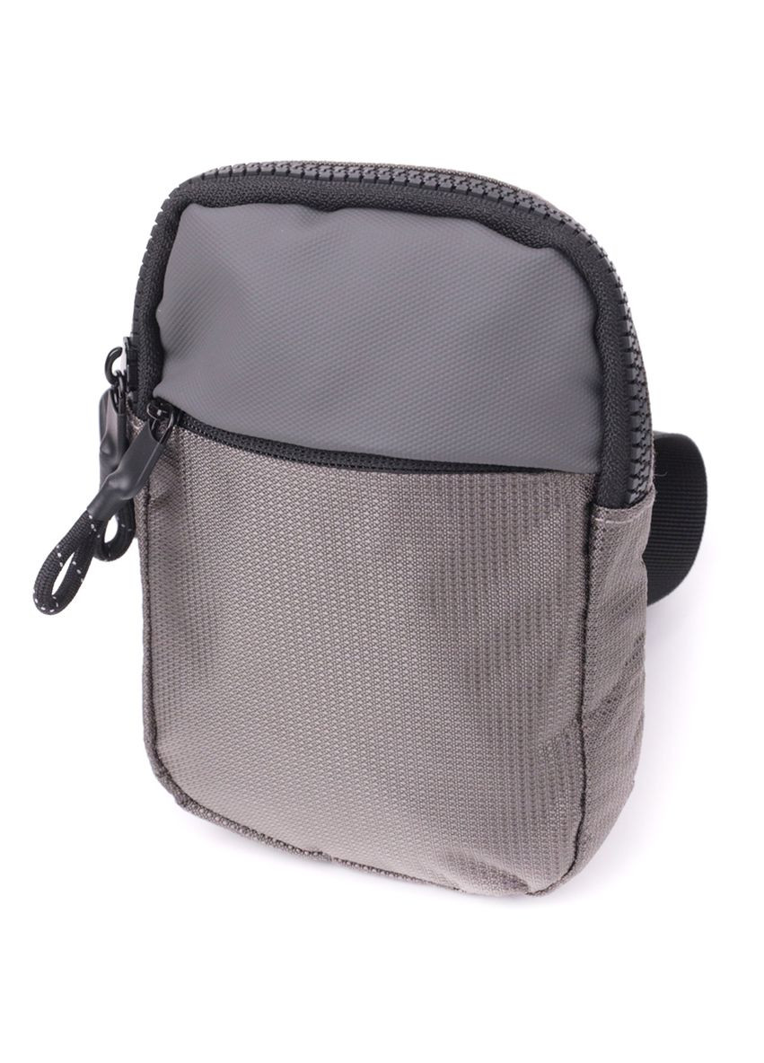 Удобная слинг сумка для путешествий из качественного текстиля 22869 Серый Vintage (331913112)