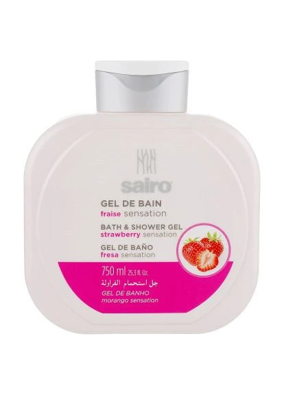 Гель для душу Bath And Shower Gel Полуниця 750 мл (8433295051365) Sairo (397089307)