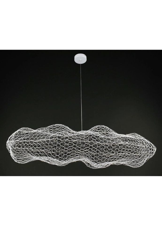 Люстра світлодіодна підвісна LED світильник для квартири на стелю ледве 27663 Білий 25-200х42х80 см. Sunnysky (335975365)