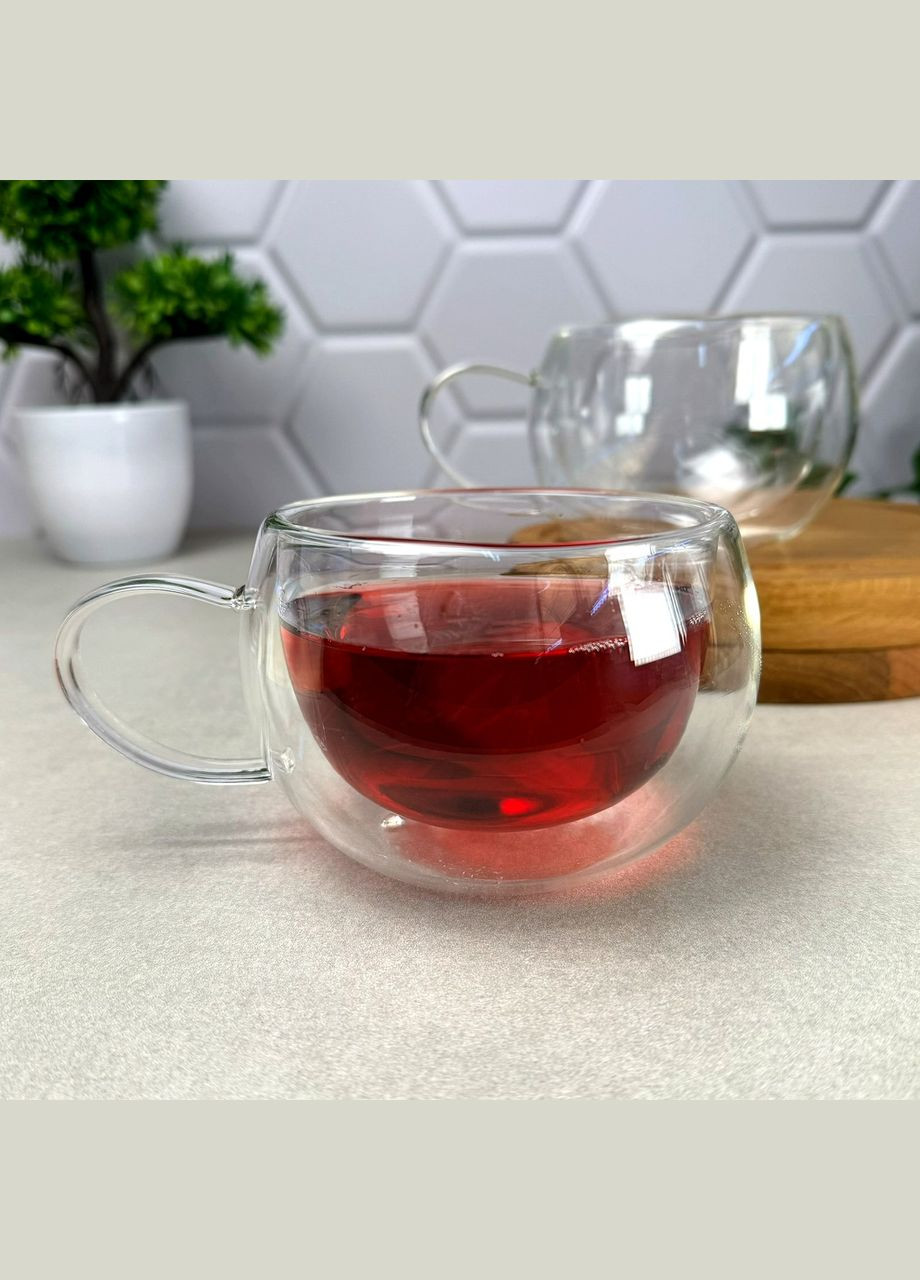 Набор кружек с двойными стенками 300 мл 2 шт Kamille (303209510)