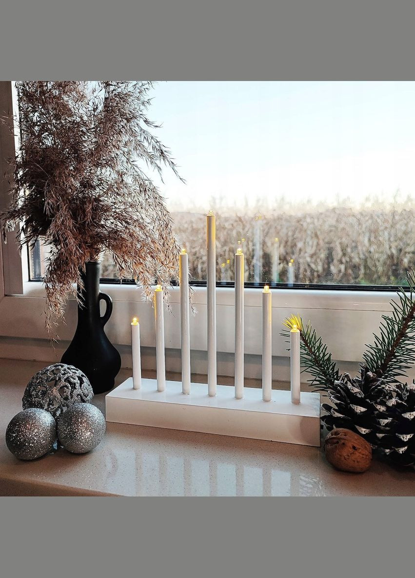 Декоративный светильник (подсвечник) на батарейках 7 LED Springos CL0851 (275095372)