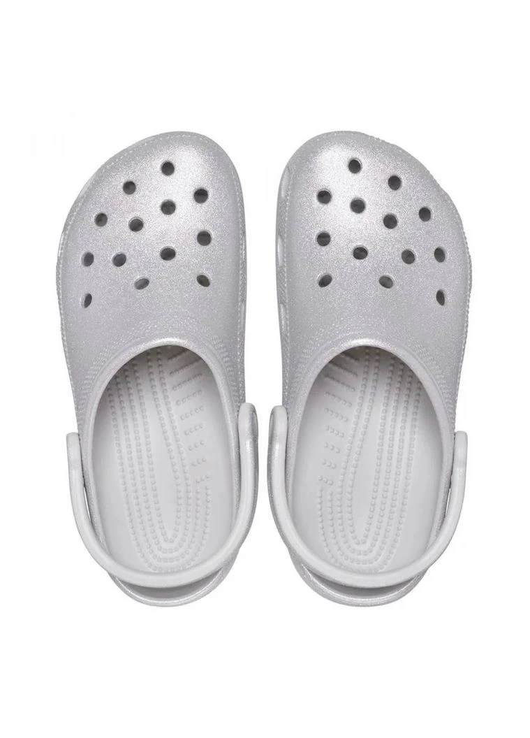 Кроксы Classic Glitter Clog SilGlt 205942-0IC Crocs (386429859)