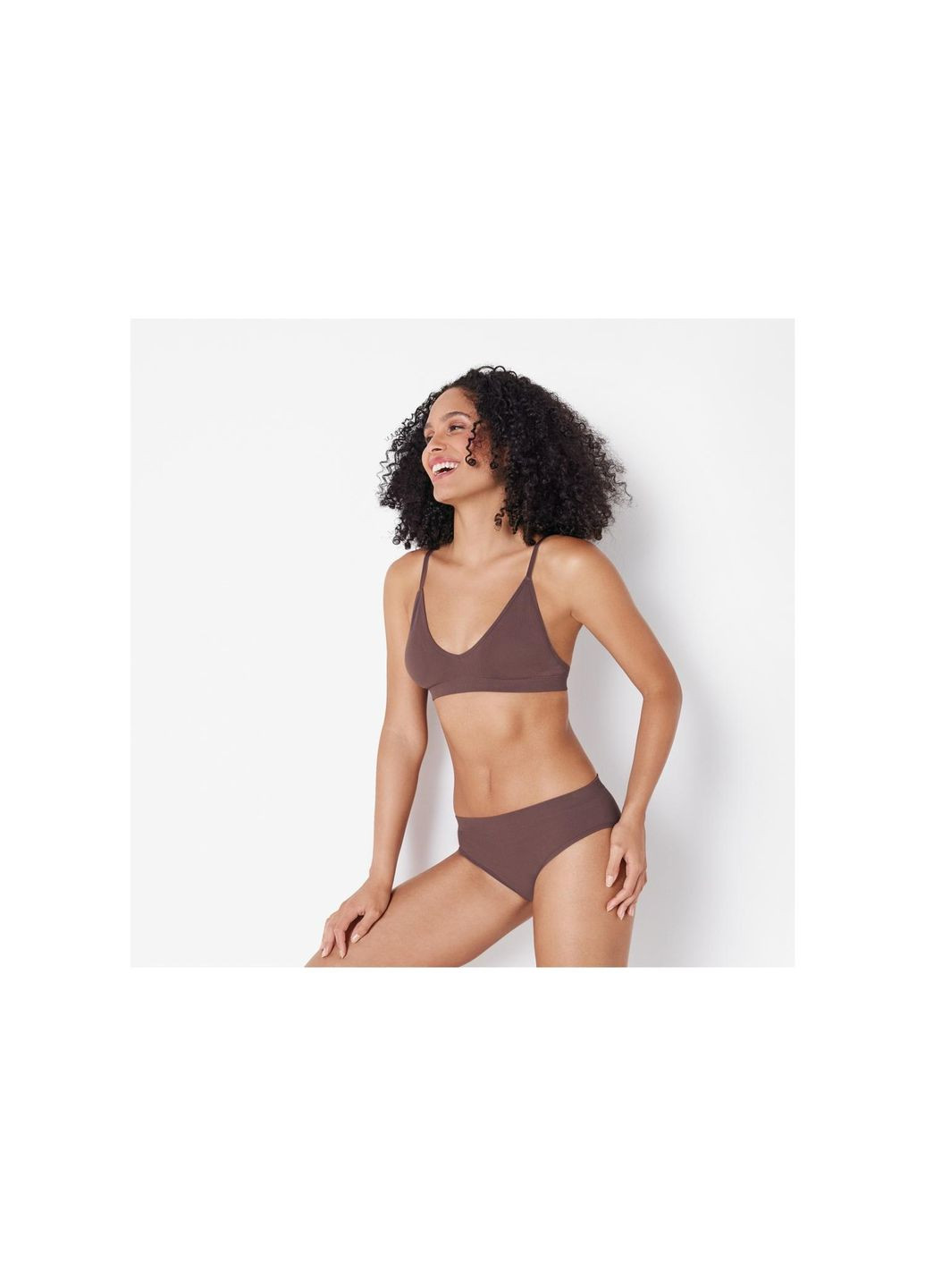 Фіолетовий демісезонний комплект білизни (бюстгалтер і трусики) для жінки lycra® 472373 фіолетовий Esmara