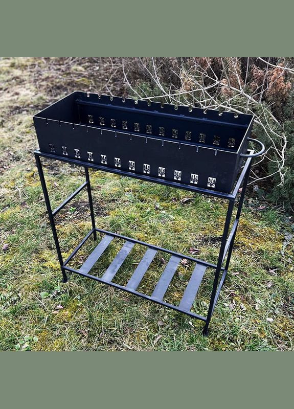 Мангал сварной "Патриот" 4 мм + 8 шампуров Boro (346534954)