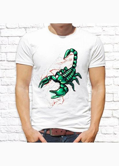 Чоловіча з принтом Скорпіон зелений Кавун футболка (316345860)