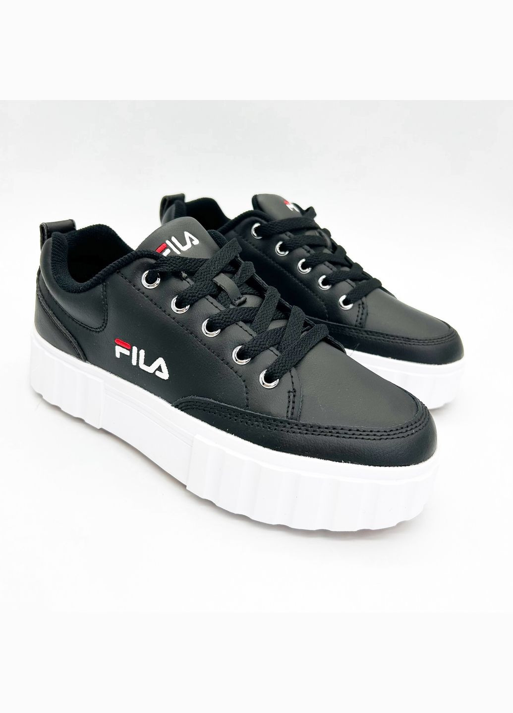 Чорні кеди (р) шкіра 0-1-1-ffw-0060- Fila