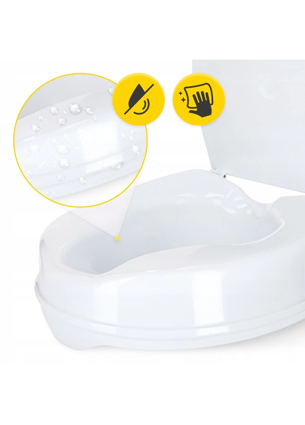 Насадка (надставка) на унітаз 15 см White () 4FIZJO P-5905973406444 (402386086)