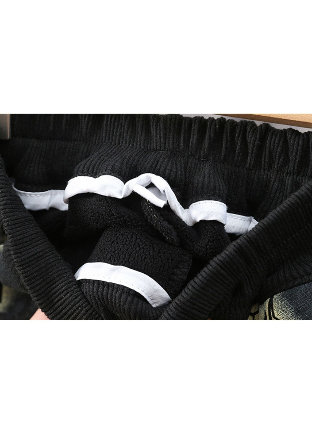 Черный зимний утепленный костюм No Brand