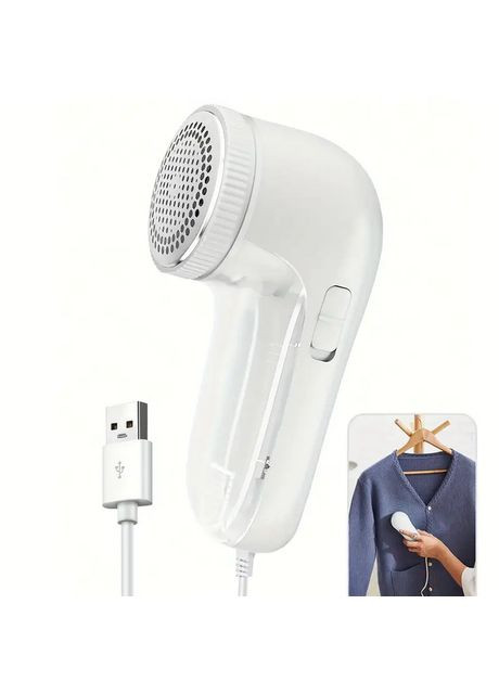 Машинка для удаления катышек с USB-шнуром Lint Remover WL-01 белый 5 Вт No Brand (318530150)