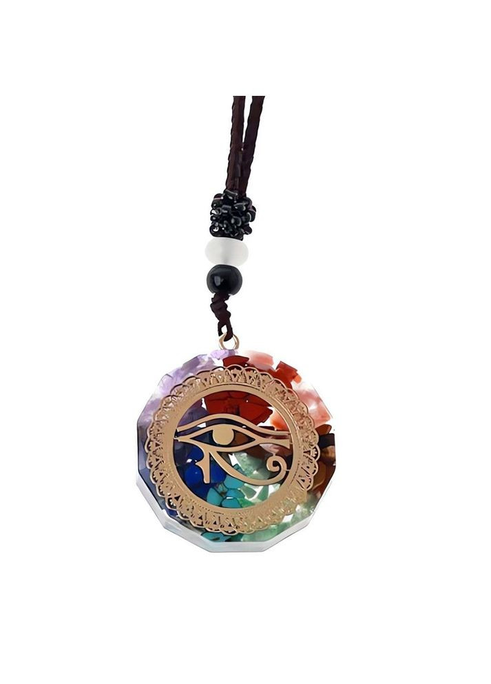 Кулон амулет Око Гора из оргстекла с камнями No Brand (360788025)