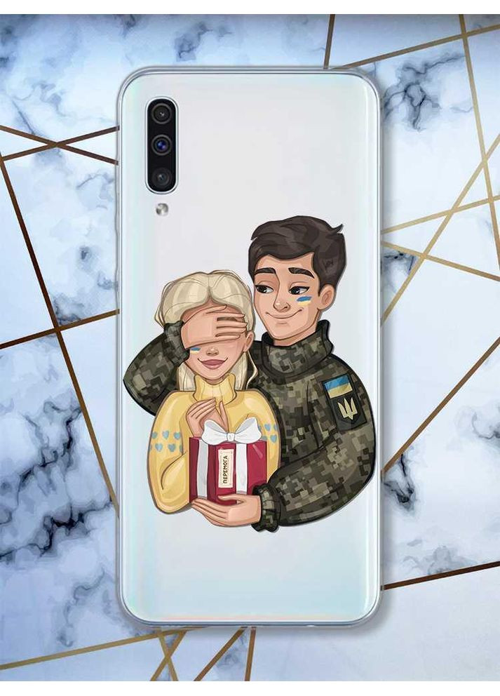 Чехол на Samsung Galaxy A50 (2019) A505 Подарок Победа (патриотический принт 178) Creative (359488105)