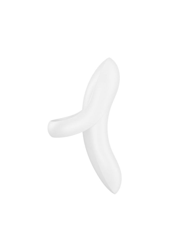 Вибратор на палец Bold Lover White, гибкий Satisfyer (297587620)