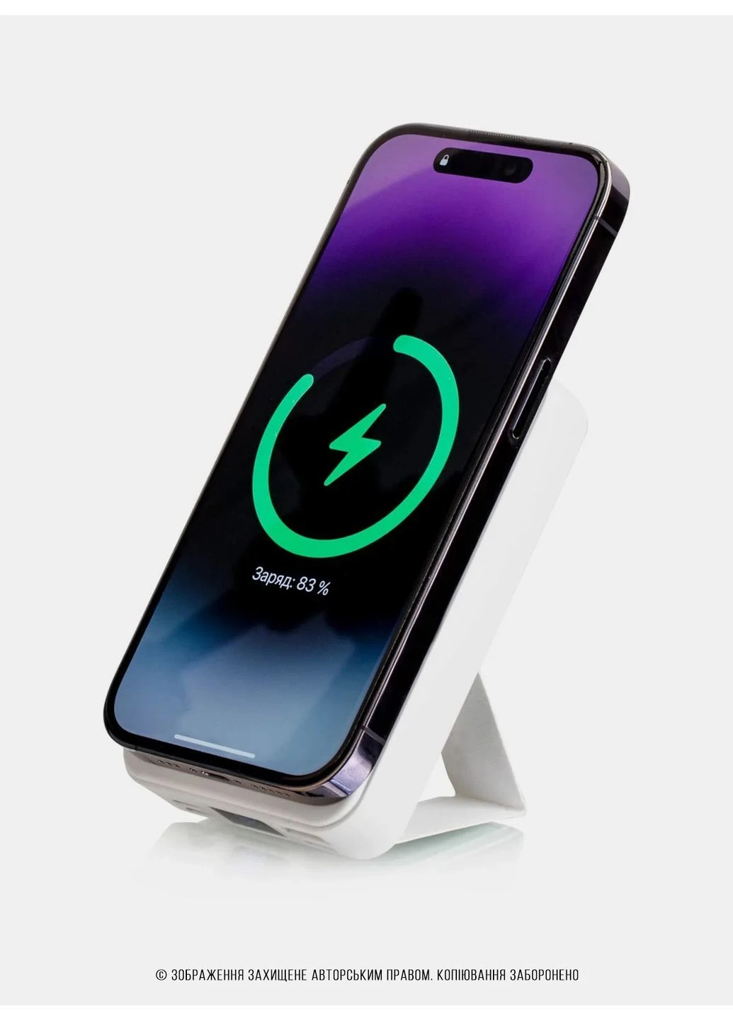 Повербанк 10000 mah для роутера телефона айфона андроида с беспроводной зарядкой magsafe павербанк с кабелями Черный 73742 OnePro (362672586)