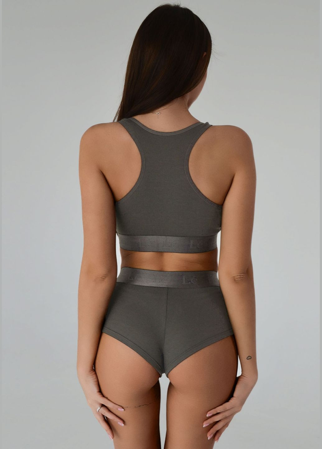 Зелений демісезонний комплект білизни №1380 Leinle