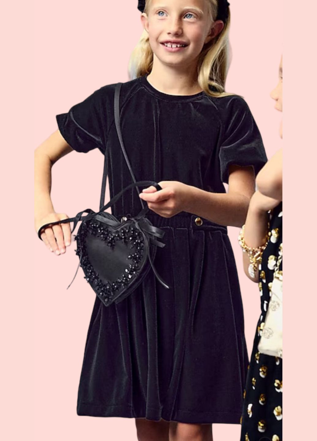 Чёрное платье Crewcuts (334193338)