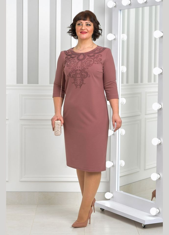 Темно-рожева плаття 14342-8 Alenka Plus