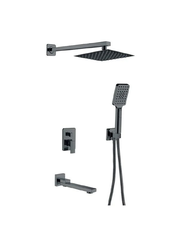 Встраиваемая душевая система KUBUS 009 (INNER) GRAPHITE (HB9630) Haiba (321962390)
