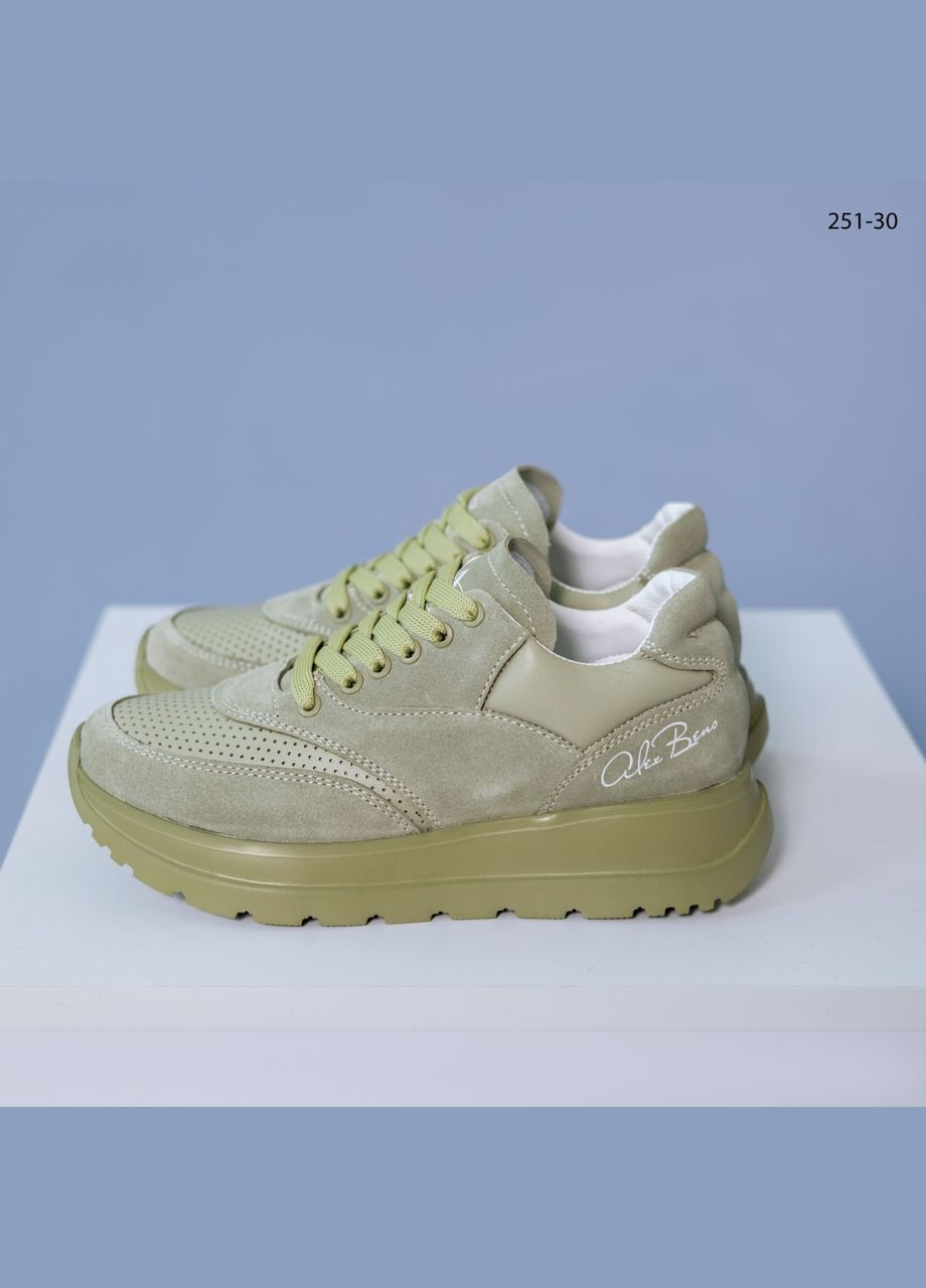 Кросівки Vakko оливкові всесезони (323959536)