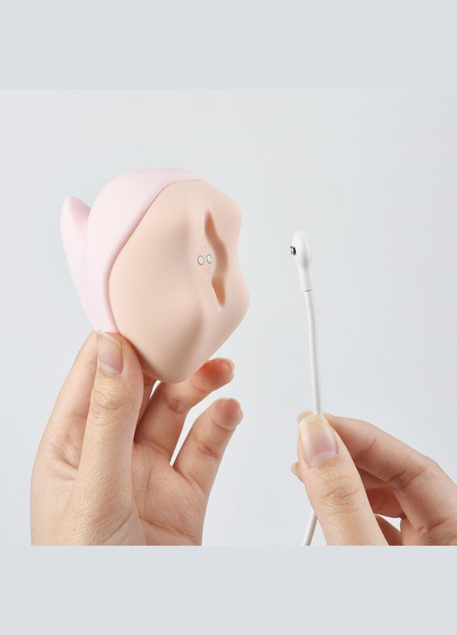 Вакуумный клиторальный смарт-стимулятор Unicorn Pink с вибрацией Magic Motion (360966951)