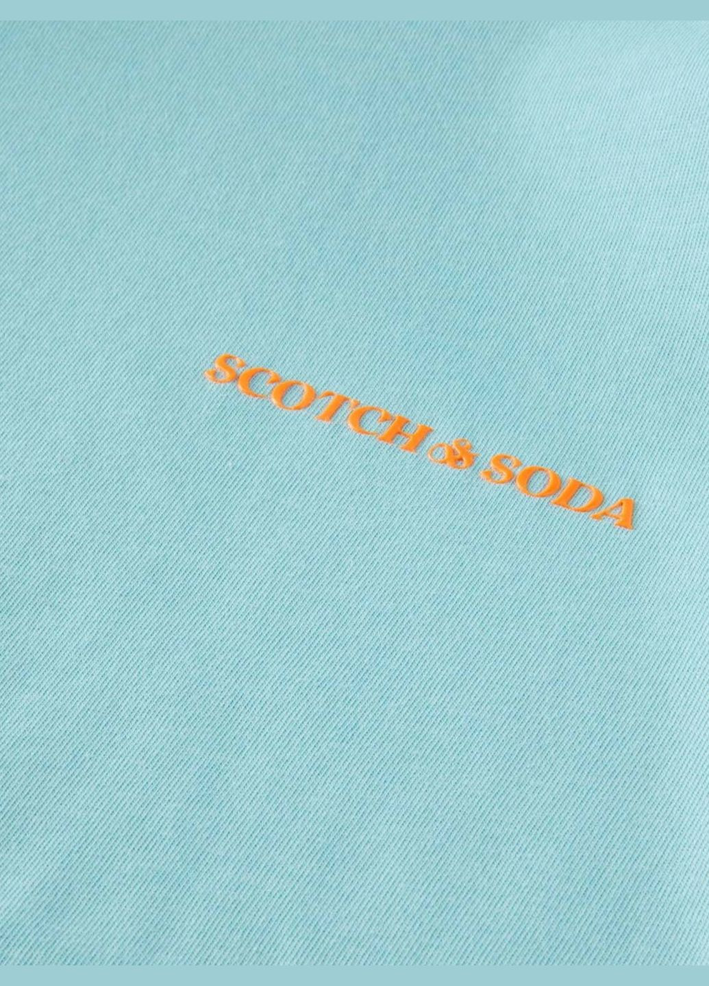 Голубая футболка Scotch & Soda