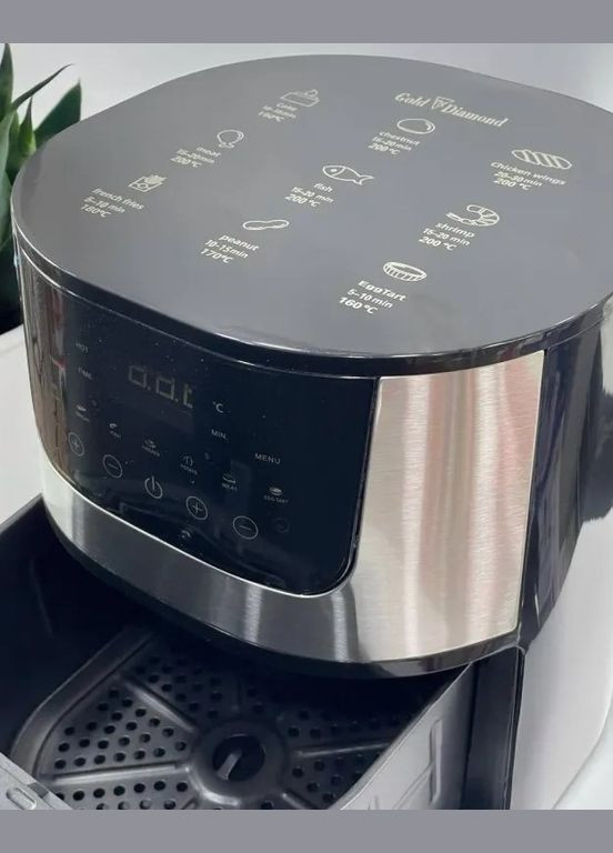 Аэрофритюрница мультипечь Gold TK-003010 с чашей на 8 л. 4000 Вт. Diamond (301636095)