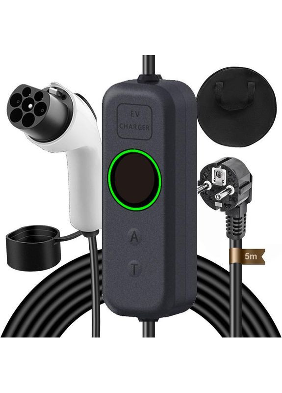 Зарядное устройство для электромобилей Type GB/T (220 В) 5 м кабеля 8-16 A до 3.5 кВт с сумкой (R051317) Bodasan (317297227)