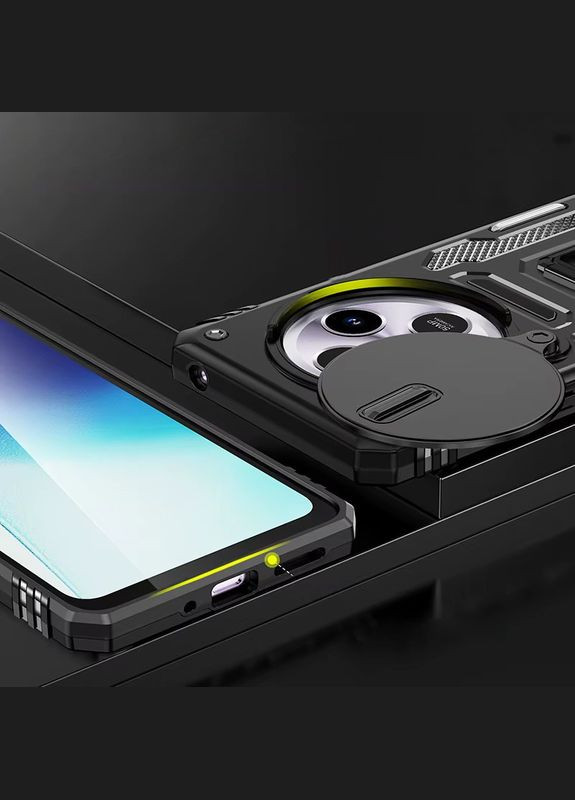 Ударопрочный чехол Camshield Army Ring для Xiaomi Redmi 14C / A4 / Poco C75 Black No Brand (344464925)