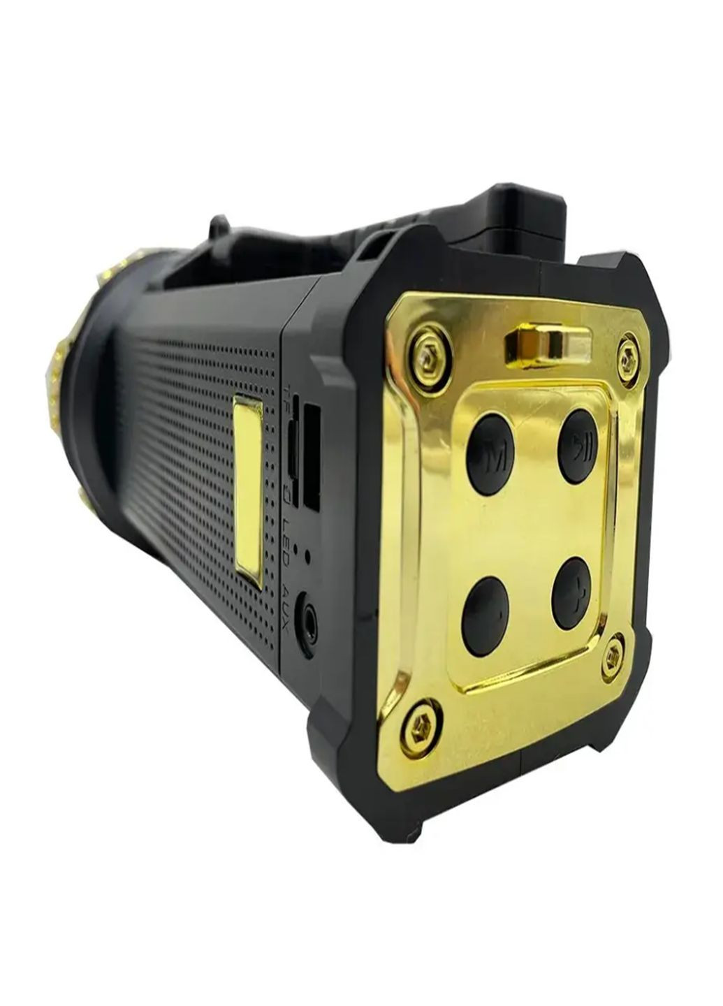 Портативний ручний ліхтар із сонячною системою RX-S66 BTS та радіоприймачем Чорний Golon (313866486)