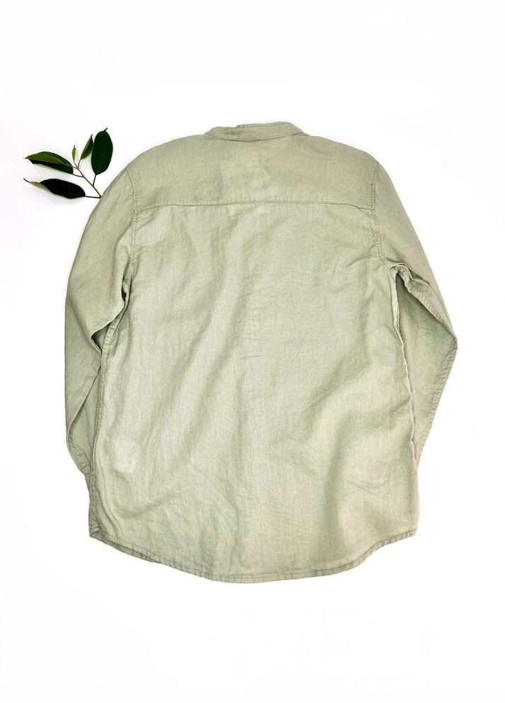 Оливковая рубашка H&M