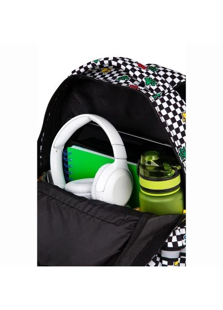 Молодежный рюкзак в клетку со следами лап 39 см CoolPack (398823645)