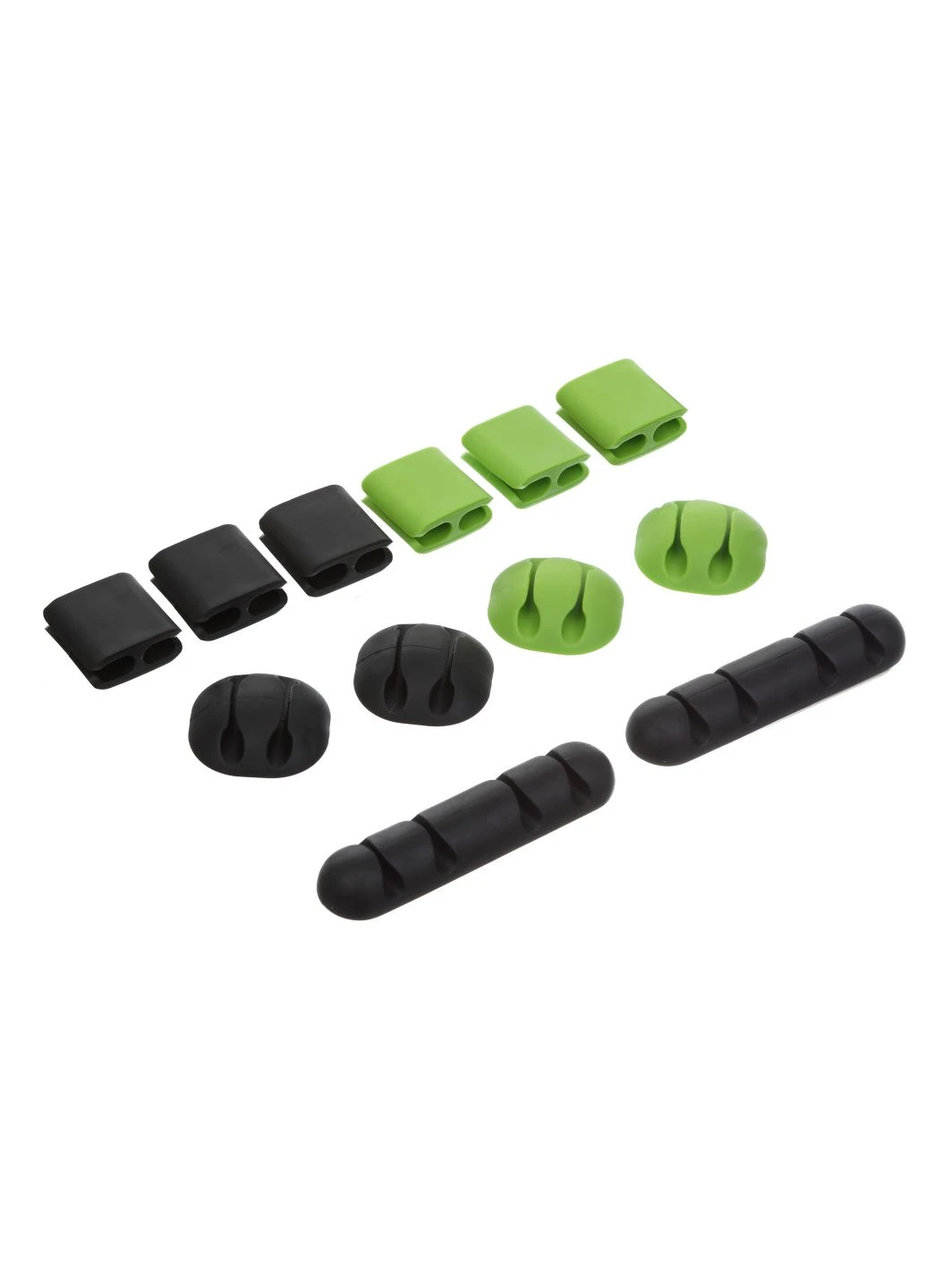 Набор органайзеров для кабеля Smart Admin 12 шт. Black/Green (ARM56208) ArmorStandart (264207843)
