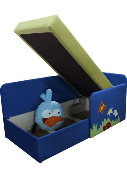 Детский диван с бортом и нишей Злые птички ТМ No Brand (322500571)