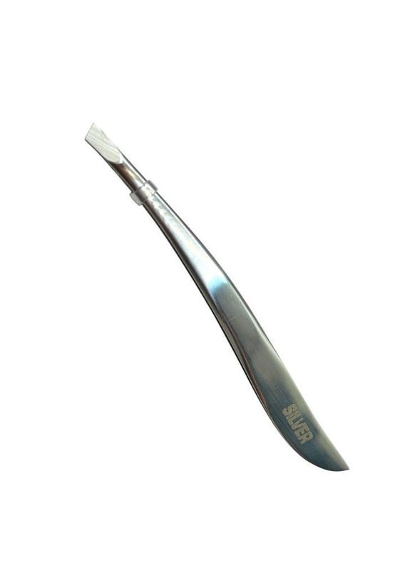 Пінцет SP-7094 скошений полібіг 9418 Silver Style (341262687)