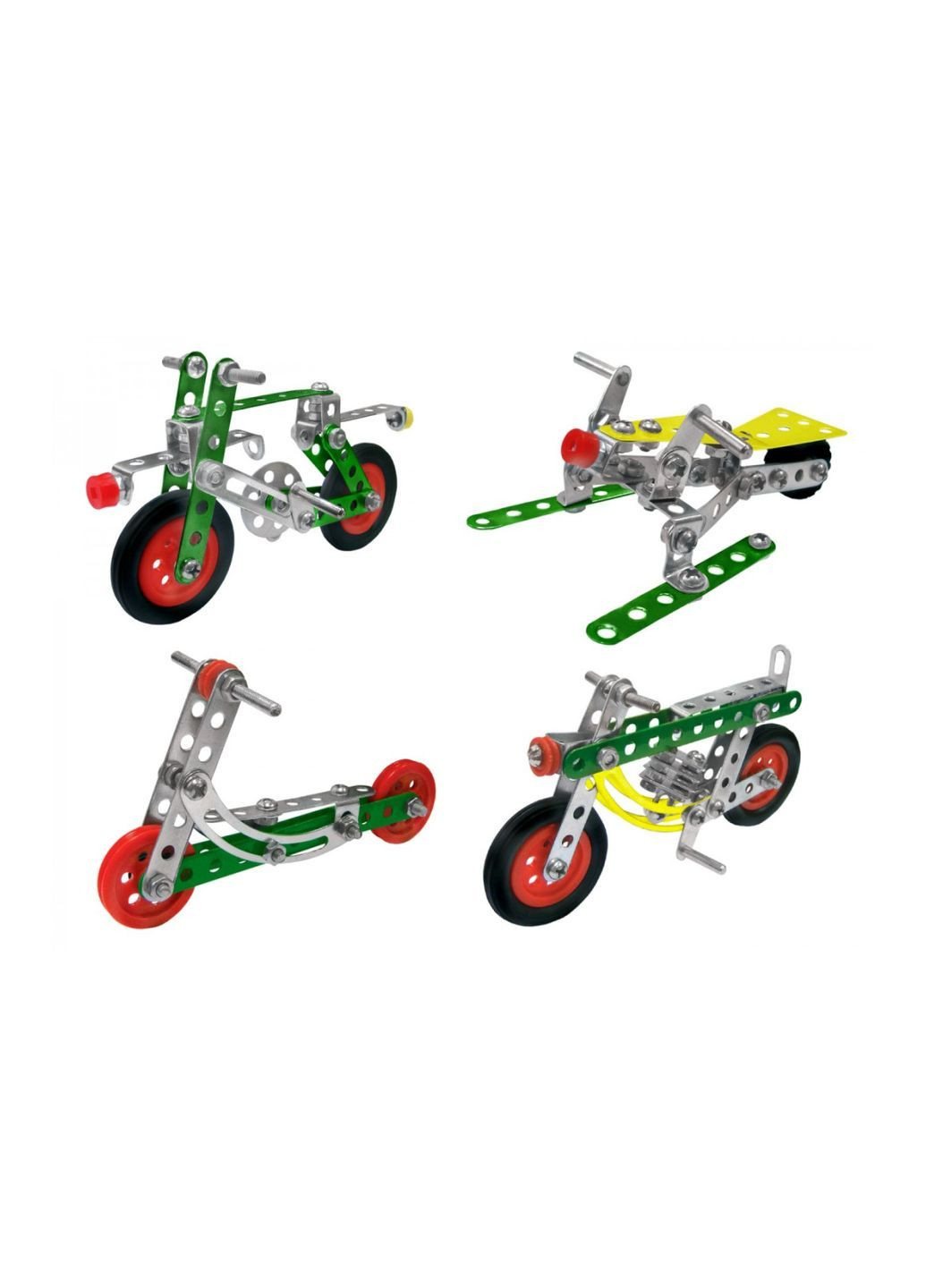 Детский металлический конструктор Мототранспорт 8в1 на 198 элементов Комбинированный (4809031244) ТехноК (371911485)