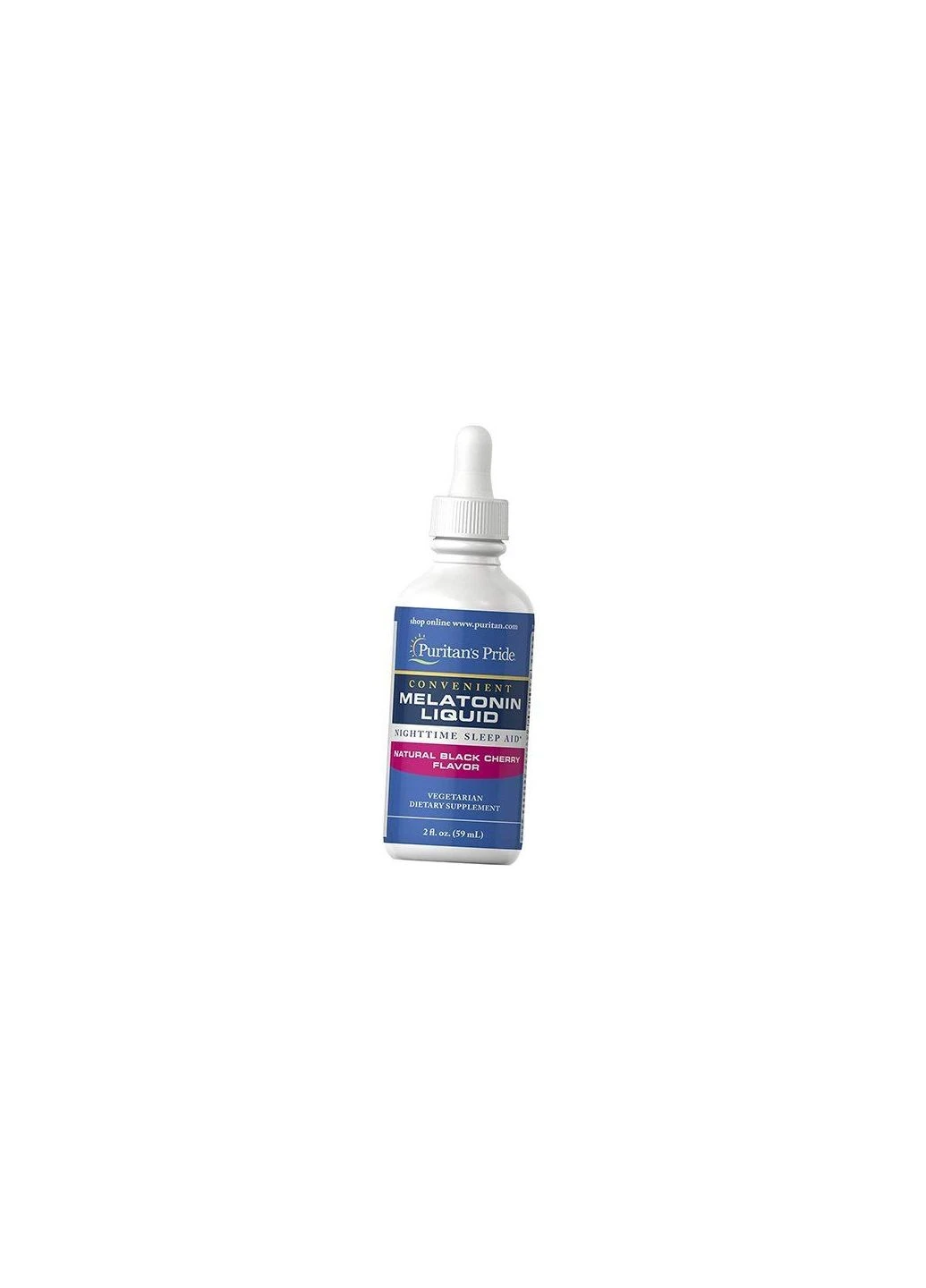 Мелатонін під'язичний рідкий, Sublingual Melatonin Liquid, Puritan's Pride 59мл Чорна вишня (72367019) Puritans Pride (322729863)