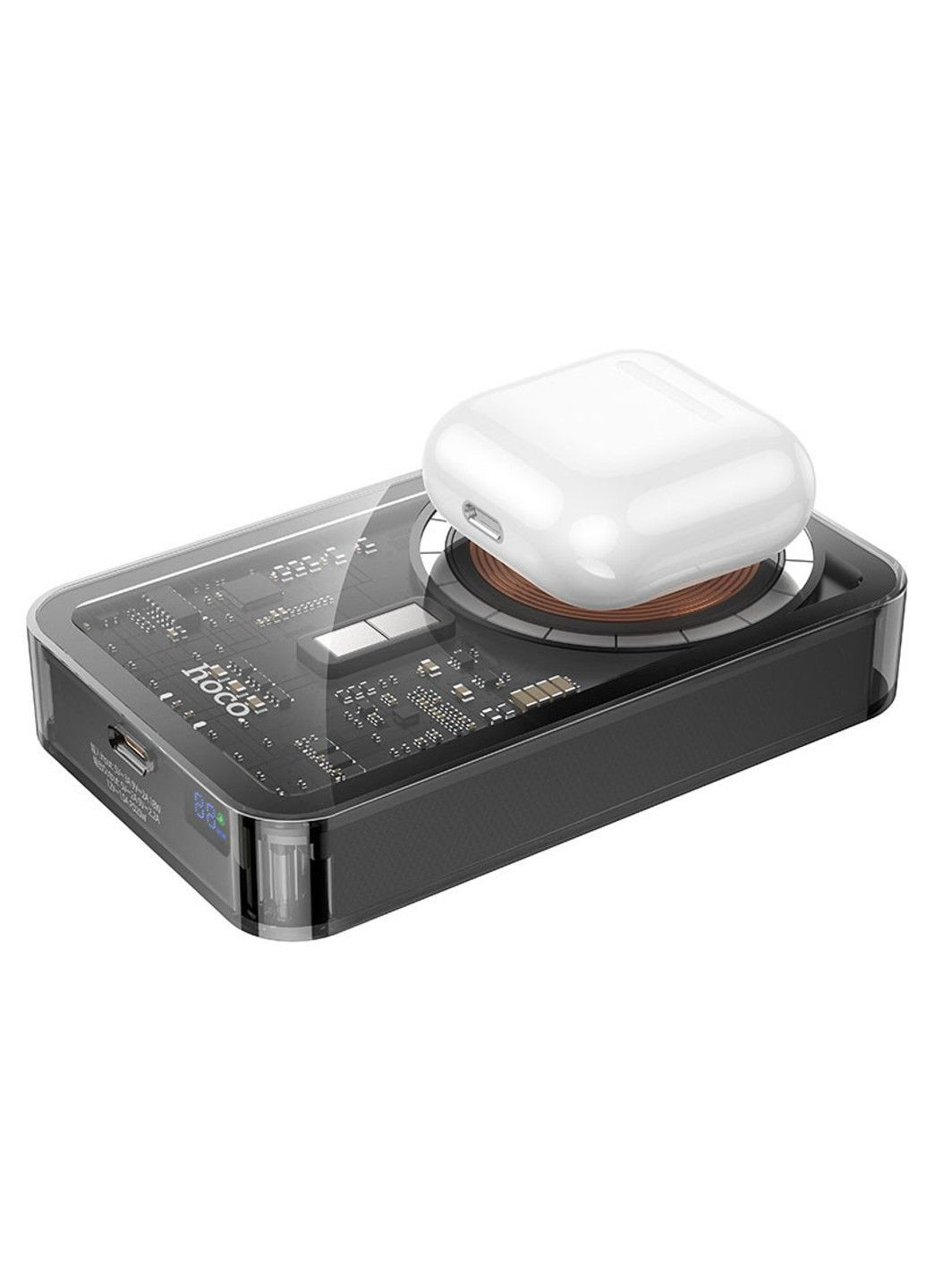 Портативное зарядное устройство Power Bank Q14A Ice Crystal PD20W с БЗУ 10000 mAh Hoco
