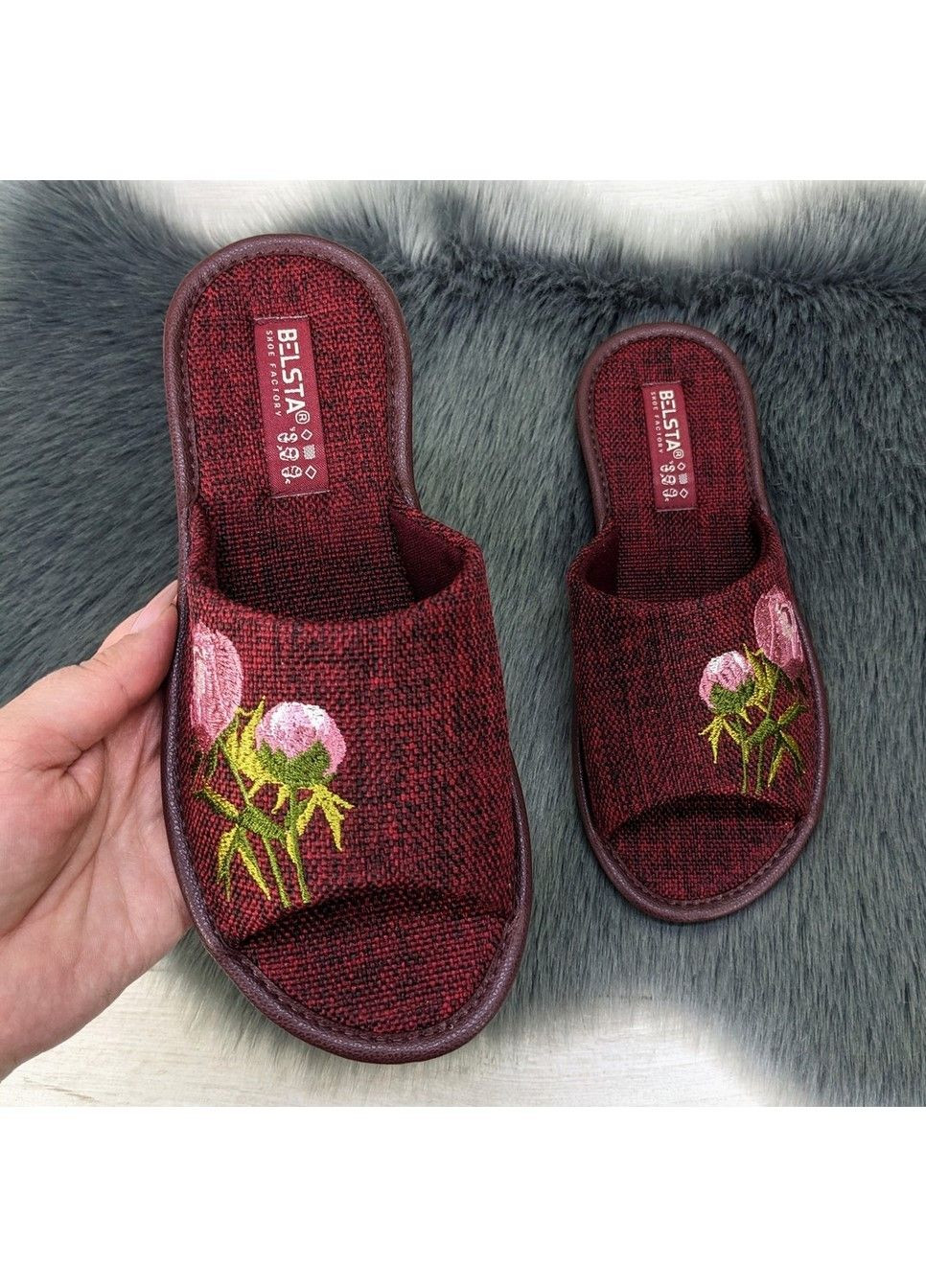 Тапочки жіночі домашні з відкритим носком Белста (303677919)