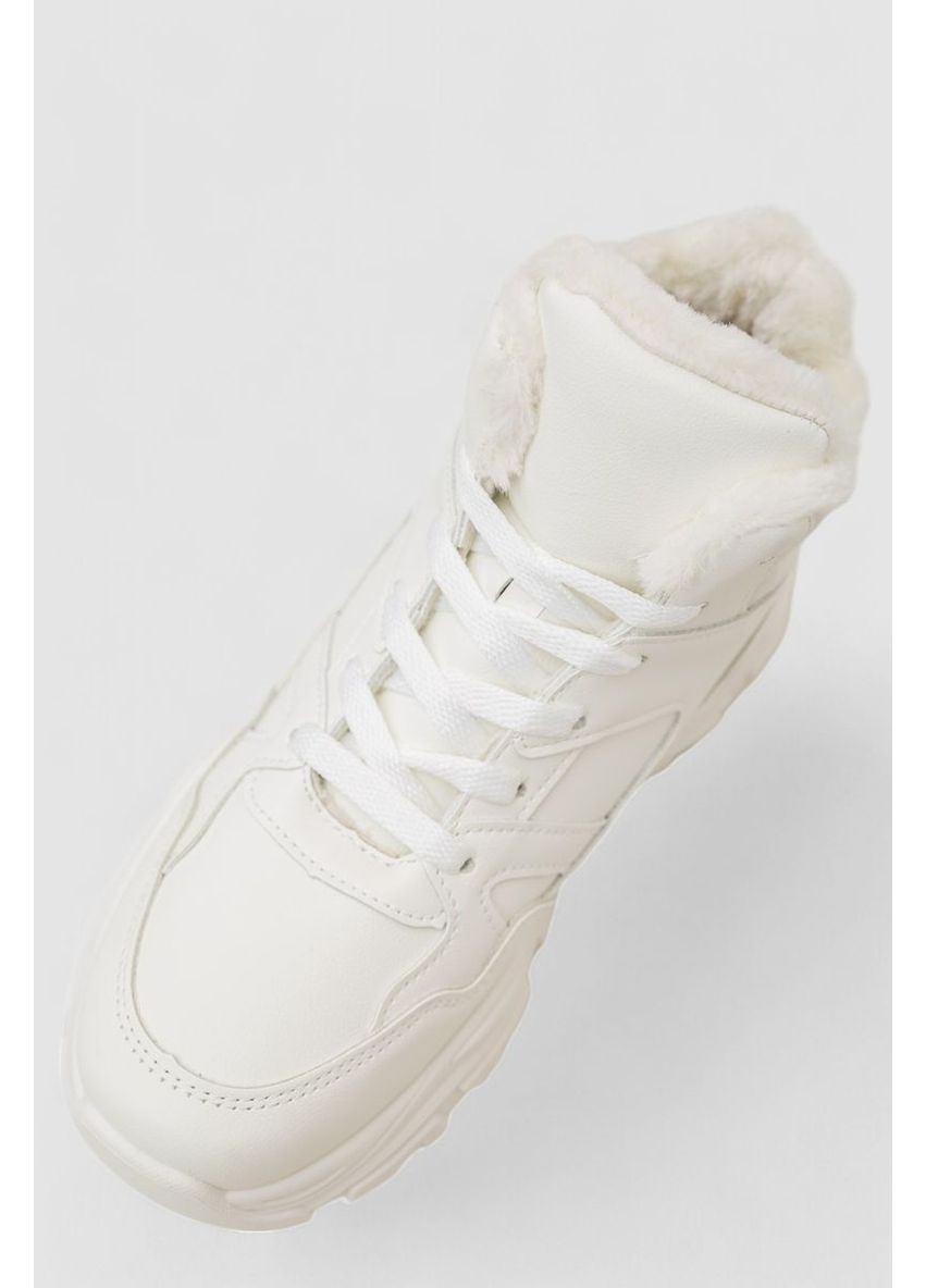 Кроссовки женские зимние на меху,, 248RDM10 Ager белые всесезоны (369973508)