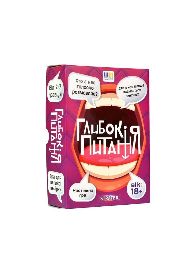 Карточная игра Глубокие вопросы 30578 фишки голосования 49 штук Strateg (364905789)