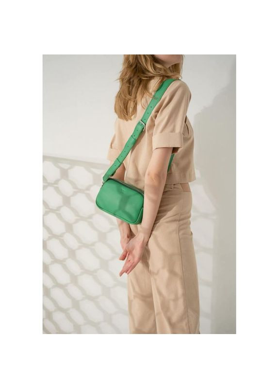Сумка жіноча шкіряна через плече Holly зелена The Wings (302008401)