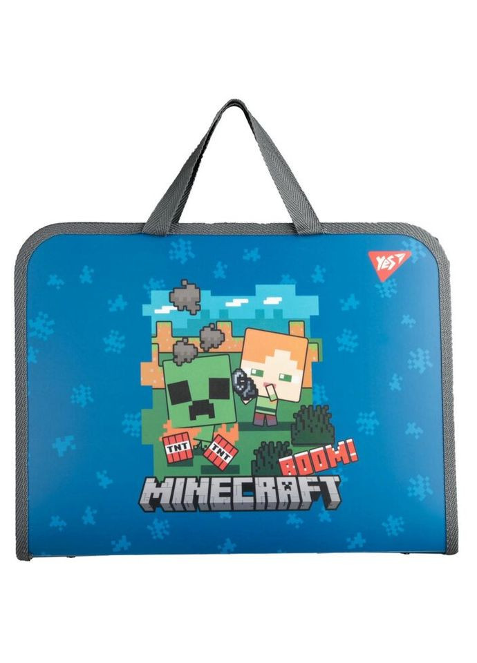 Папка портфель Minecraft Alex 492237 3х26х35 см Yes (328391857)