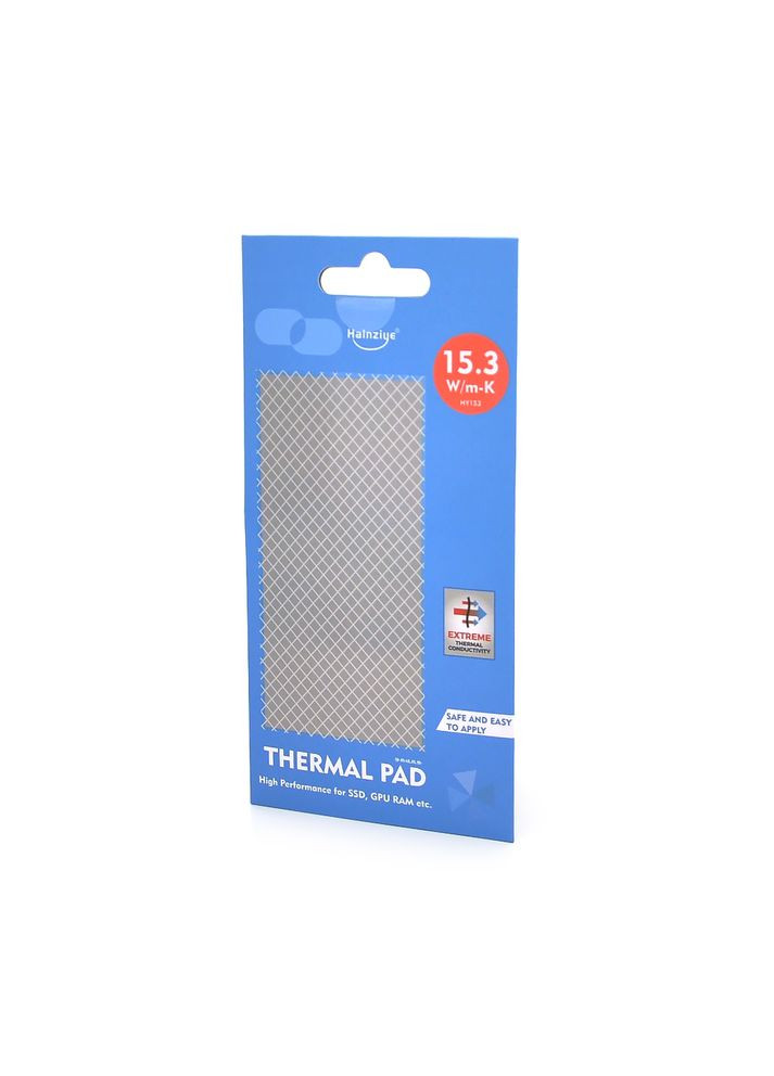 Силиконовая термопрокладка HY-153, 120x20x1.5mm, Gray, >15.3W/m-K, -30° ≈200°, удельный вес -2g/cm3, Blister Halnziye Electronics (370080508)