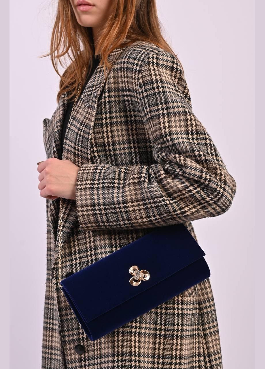 женская синего цвета No Brand Сумка клатч (334004168)