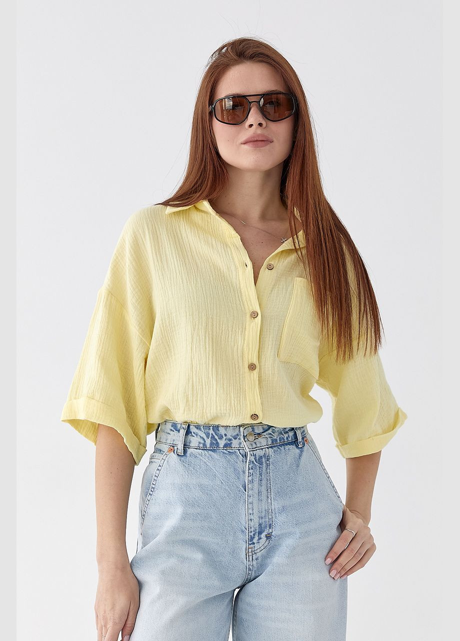 Лайм рубашка Lurex