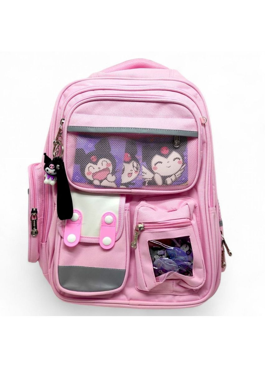 Рюкзак шкільний "Sanrio/Санріо. Kuromi/Куромі", 31×41×15 см (РОЖЕВИЙ) MIC (348780955)