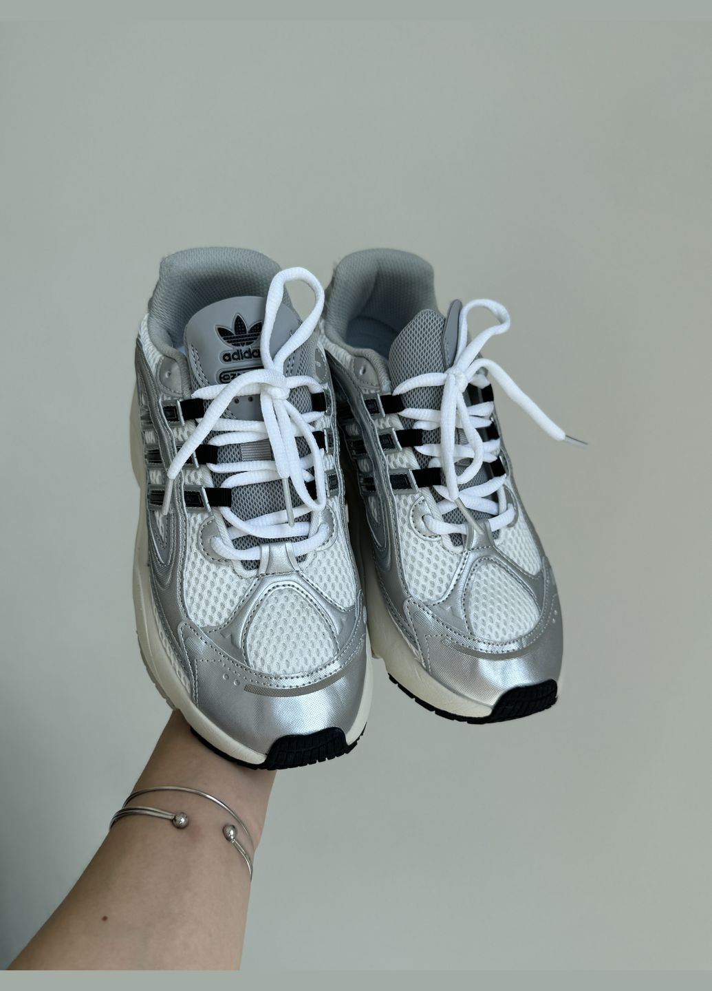 Кроссовки женские и мужские Adidas Ozmillen gray | Озмиллен серые No Brand серые демисезоны (316507763)