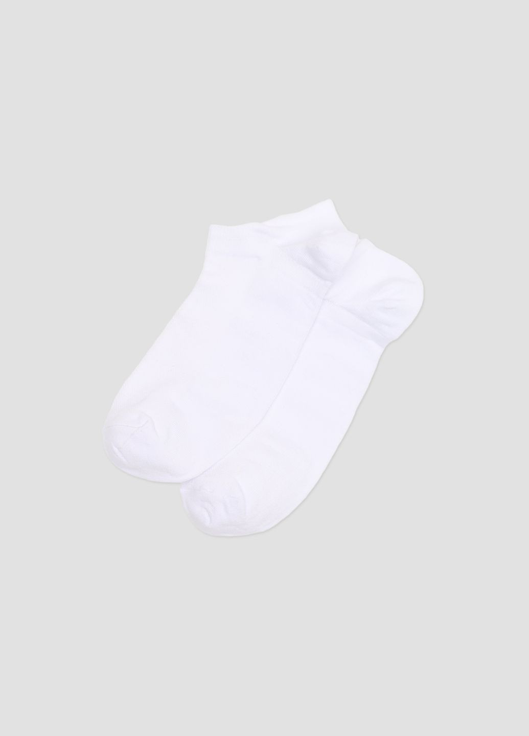 Белые носки короткие мужские цвет белый цб-00272962 Yuki (329821727)