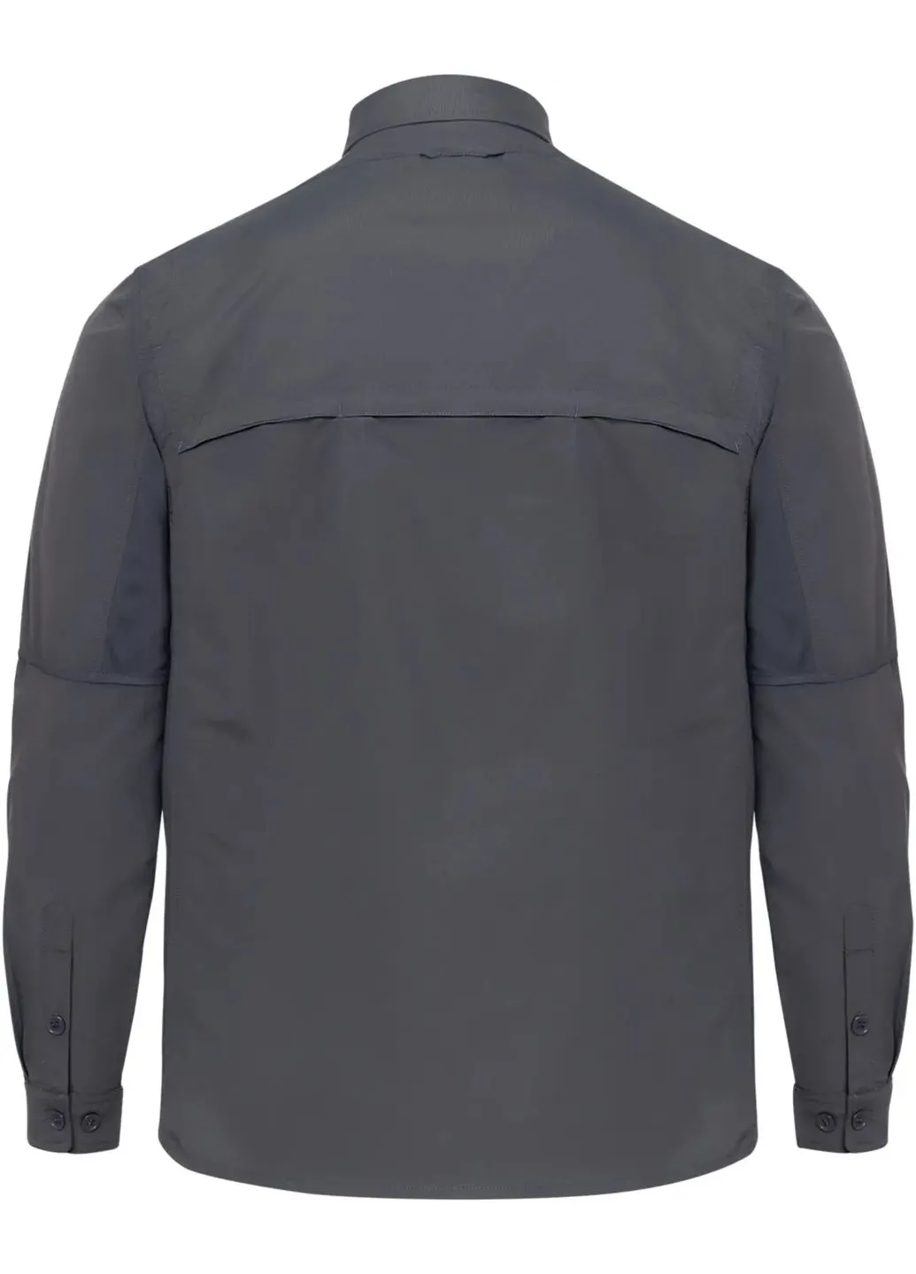 Серая рубашка hookline dark grey Brain