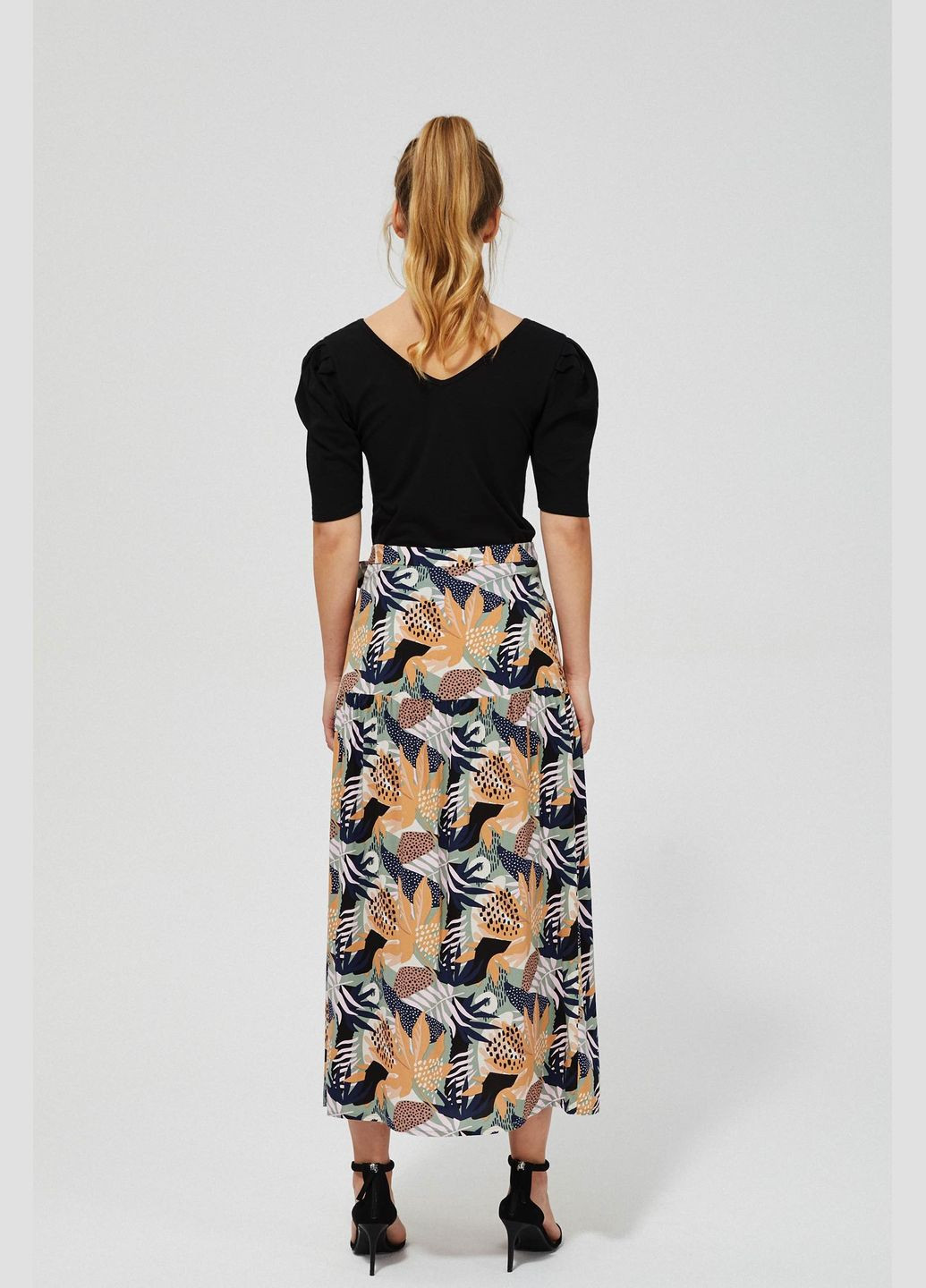 Оливковая юбка женская Moodo